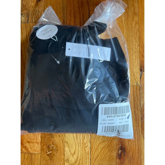 J. Crew Perfect Cashmere Crewneck Sweater in Black NWT Size Medium - Picture 7 of 7